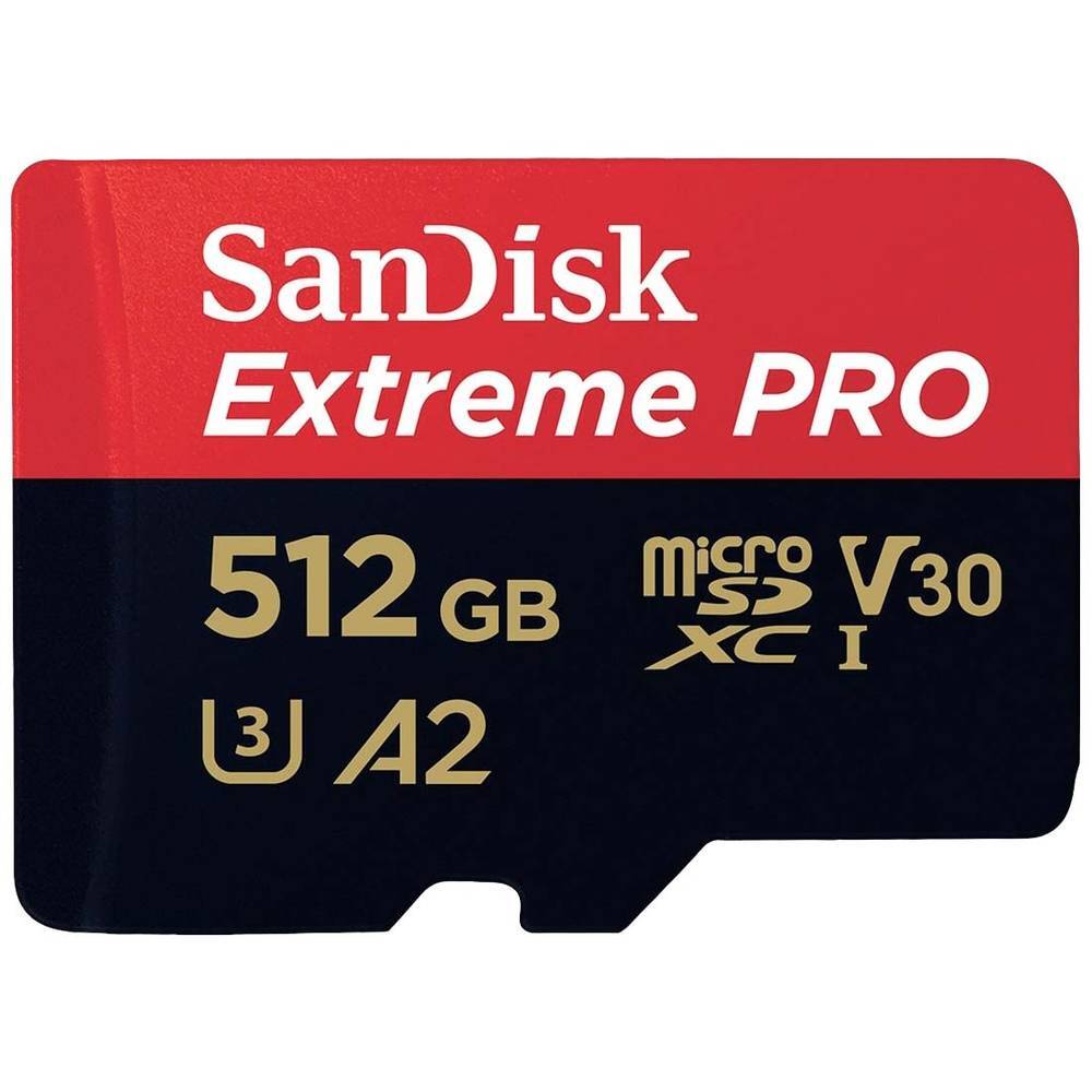 SanDisk Extreme PRO Scheda microSDXC 512 GB Class 10, UHS-I, v30 Video Speed