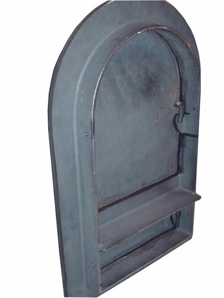 Cast Iron Fire Door Clay Bread Oven Pizza Stove Quality Gold (PR) 50 x