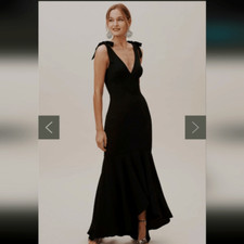 Dress The Population Julia Mermaid Dress BHLDN Black Size L