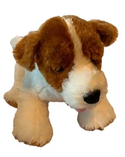 Weighted Dog with 4 lbs, Plush Stuffed Animal, washable autism buddy Jack Russel