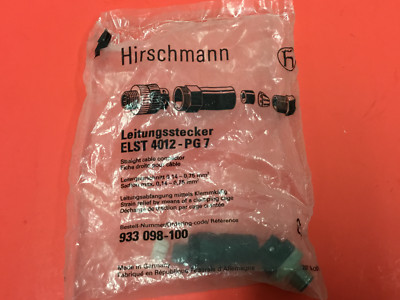 Hirschmann - P/N: ELST 4012-PG7 - Cable Plug - NEW