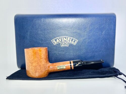 Savinelli Collection 2024 Smooth Natural...6mm..New In Box..Unsmoked..Italy - Picture 1 of 5