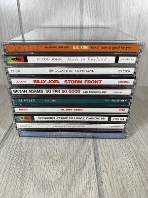 Rock n Roll Blues Pop CD Lot 10 BB King, Elton John Clapton Billy Joel, Dr. John
