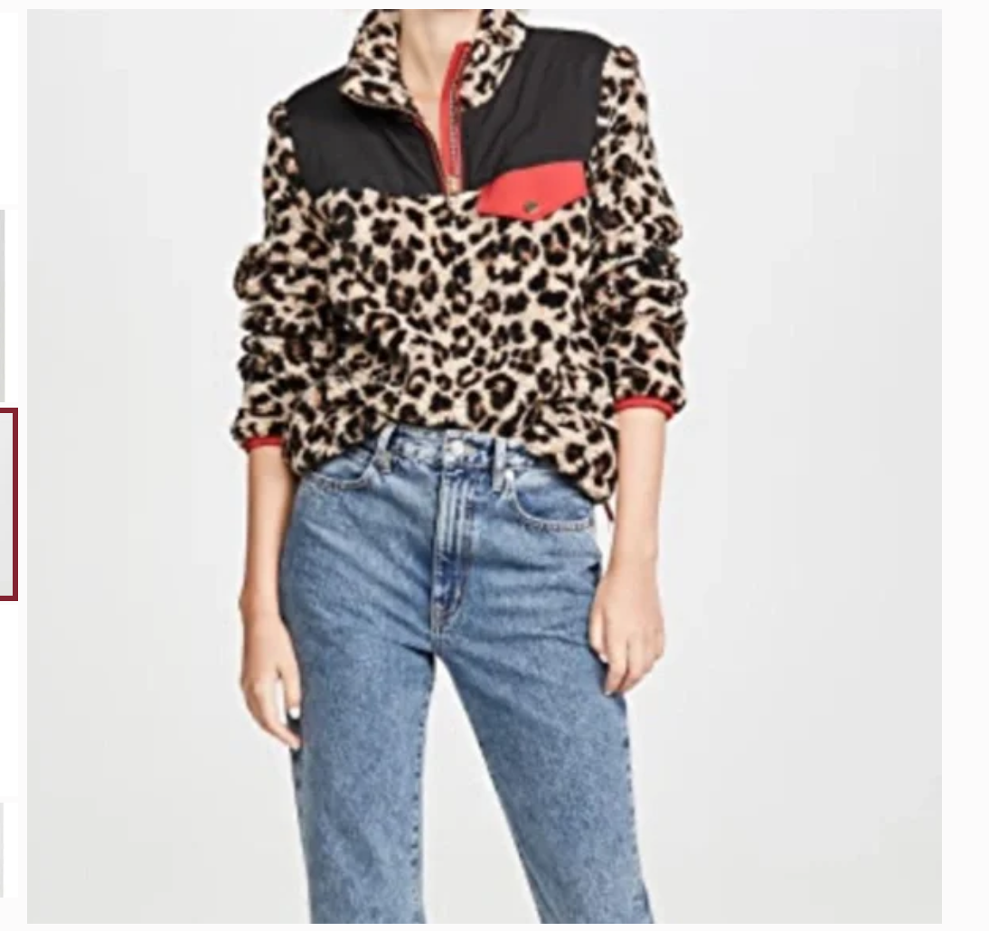 Veronica Beard Jean Kylan Leopard 
