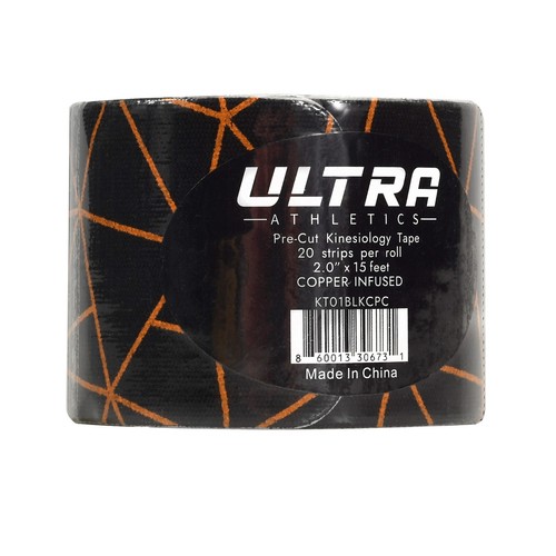 Ultra Athletics Kinesiology Tape Copper Infused Precut Waterproof USA Design - 第 6/13 張圖片