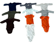 Lot 0f 10 Boy's 3 Month Onsies 3 Short Sleeve and 7 Long Sleeve, Clean Washed