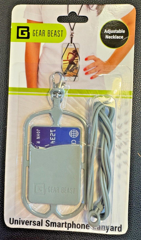 Gear Beast Universal Smartphone Lanyard With Card Pocket
