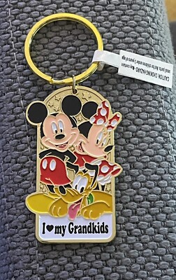 Walt Disney World Mickey, Minnie, and Pluto Key Chain 
