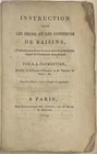 Parmentier Antoine Instruction sur les syrups et les preserves de grapes 1809