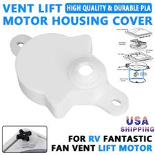 Durable PLA Vent Lift Motor Housing Cover For RV FanTastic Fan 6010-05 WHITE US