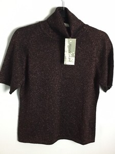 black sparkle polo neck jumper
