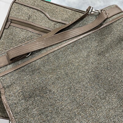Vintage Brown Gray 3 Piece Jordache Luggage Set Suitcase & Carry 