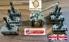 T51 Quick Change Tool Post- Boxford, Warco & Similar Size Center 125-150mm 7pcs