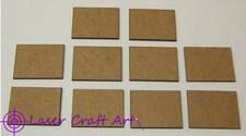 2mm MDF bases 40mm x 60mm pack of 10 for 15mm, 25/28mm DBMM, FOG or DBA