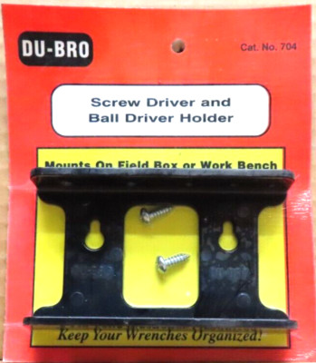Du-bro 704 Screw Driver & Ball Driver Holder Field Box Bench Mount