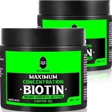 Beard Butter-Maximum Concentration Biotin,with Castor Oil and Argan & Jojoba Oil