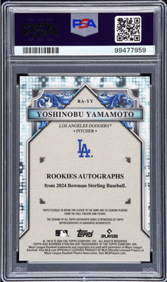 2024 Bowman Sterling - Rookies Autographs Yoshinobu Yamamoto #RA