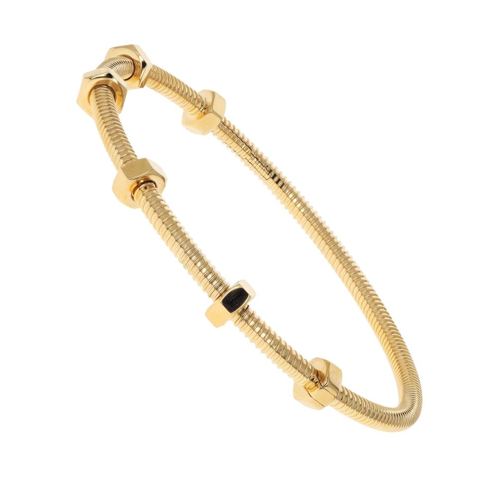 Pre-Owned Ecrou de Cartier Bracelet - Size 20 Yellow Gold - Image 3 of 4