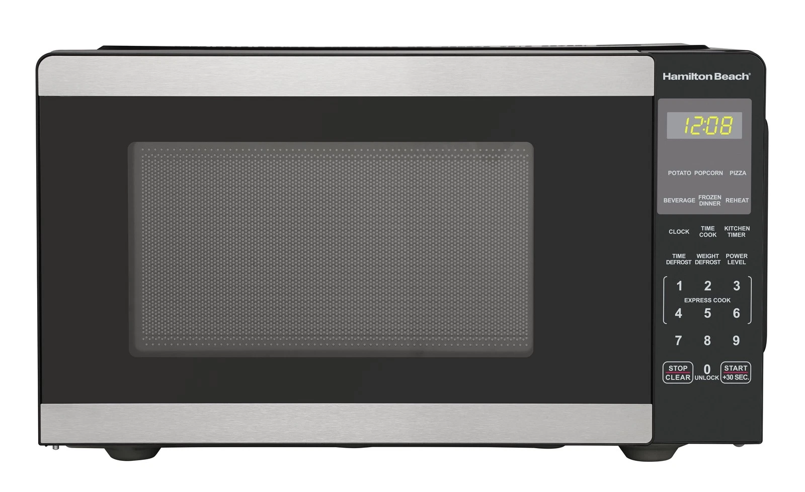 0.9 Cu ft Countertop Microwave Oven 900 Watts Stainless Steel New