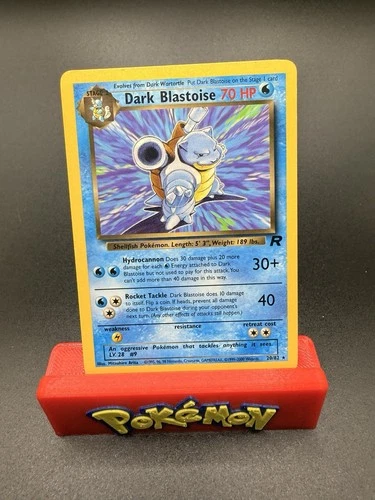 Pokémon TCG Dark Blastoise Team Rocket Set (1999) 20/82 Rare LP/NM