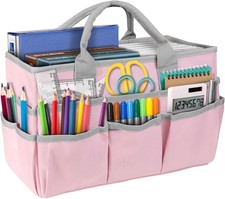Craft Organizer Tote Bag, Art Bags for Supplies, Teacher Handle Tote Organizer,
