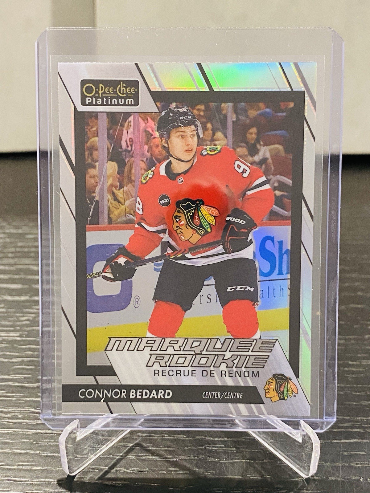 2023-24 O-Pee-Chee Platinum OPC Connor Bedard Marquee Rookie RC Rainbow #201
