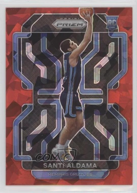 2021-22 Panini Prizm Red Ice Prizm Santi Aldama #276 05f4