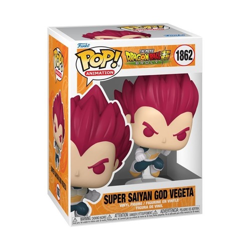 Funko Pop Dragon Ball Super: Broly - Super Saiyan God Vegeta #1862 Vinyl Figure
