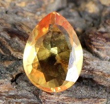 Natural Orange Hessonite Garnet Certified 2.20 Ct Pear Gemstone T13024 Best Sale