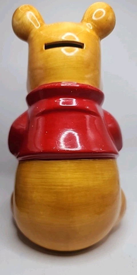 Vintage Winnie the Pooh with Hunny Pot Coin Piggy Bank 10" - Image 4 of 4