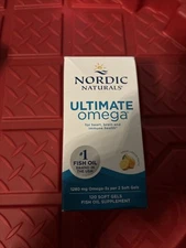 Nordic Naturals Ultimate Omega Lemon 1280mg Softgels - 120 Count