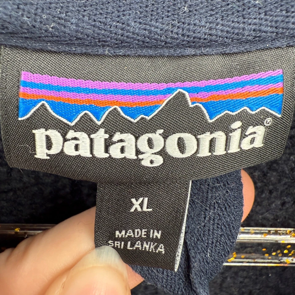 Sudadera Pullover Patagonia Worn Wear Para Hombres XL M's Mezcla Lana 1/4 Cremallera Gorp Foto 2 de 4