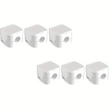 6PCS Magnetic White Self-adhesive Wire Organizer Wire Sorting Data Cable Storage