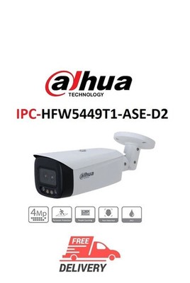 Dahua IPC-HFW5449T1-ASE-D2 4MP Dual Lens AI WizMind Vollfarb Netzwerkkamera
