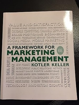 Framework for Marketing Management 6th Edition Paperback T958