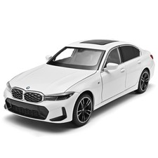 1:24 Diecast Vehicle for BMW 325 Model Car Collectible Toy Sound Light Toy Gifts