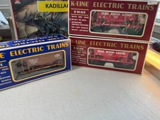 🚂 O - K-LINE:  SET OF 3 VARIOUS ORE CARS⚡L1640