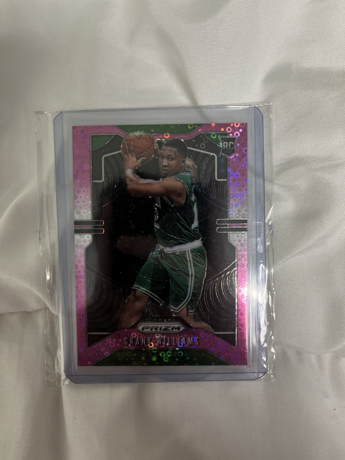 2019-20 Panini Prizm Grant Williams Rookie Card Pink Disco /50