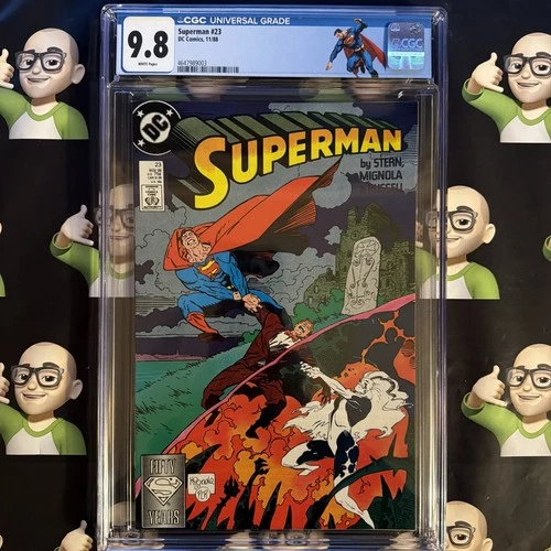 Superman 23~CGC 9.8~KEY~CUSTOM 🏷️~🔥SILVER BANSHEE🔥HIGHEST GRADE🔥TOP POP🔥