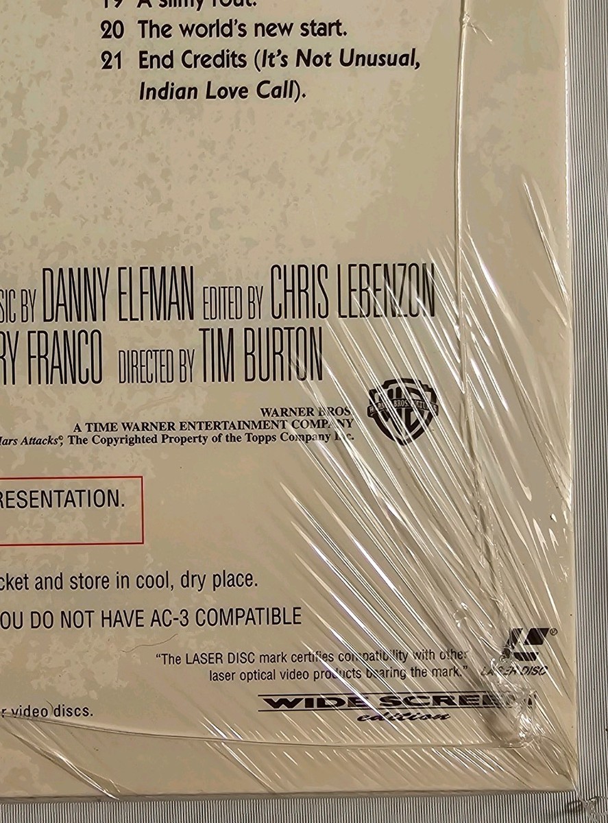 Mars Attacks (Laserdisc, 1997) for sale online | eBay