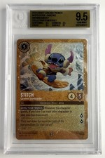Disney Lorcana 2026 Promo Stitch - Carefree Snowboarder 42P3 Foil BGS 9.5