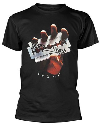 Judas Priest 'British Steel' (Schwarz) T-Shirt