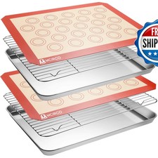 M MCIRCO Baking Sheet Cooling Rack Mat Set of 6