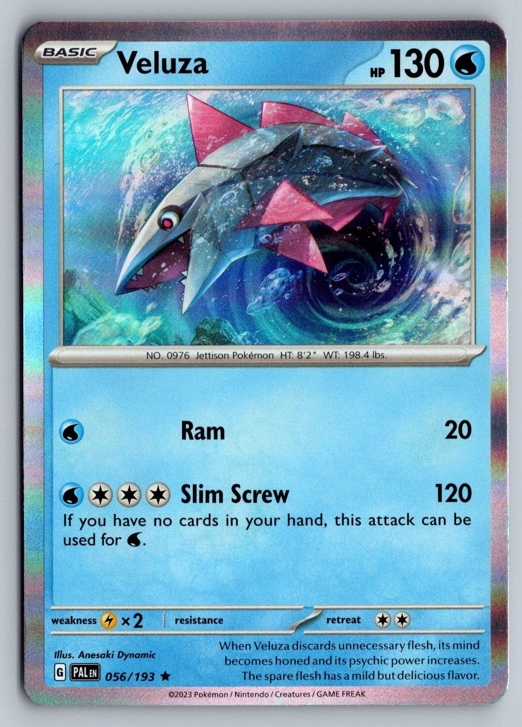 Paldea Evolved VELUZA 056/193 Holo NM/M Pokemon Sky 11 - 26