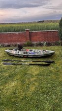 Galaxy Grayling Junior Sit On Top Single Seater Fishing Kayak With Accessories