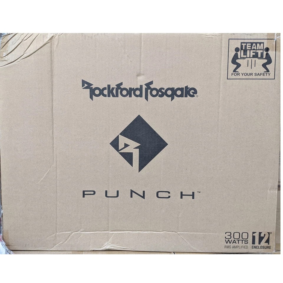 Subwoofer amplificado de caja abierta Rockford Fosgate P300-12 Punch único 12" 300 vatios Foto 3 de 4