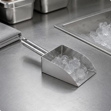 304 Stainless Steel Ice Scoop Commercial Grade Kitchen Tool Easy to Clean
