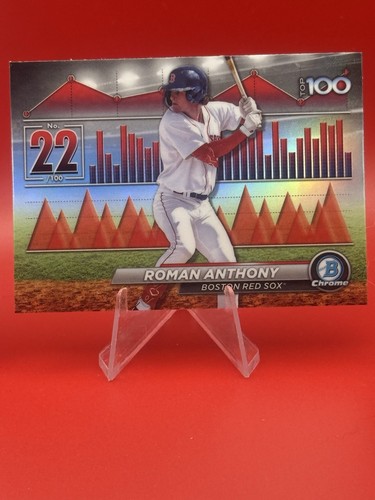 2024 Bowman Roman Anthony Bowman Scouts Top 100 #BTP-22 RC Rookie Card Red Sox - Picture 1 of 2