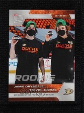2020-21 Topps Now NHL Stickers /399 Jamie Drysdale Trevor Zegras #84 a3i