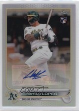 2022 Topps Chrome Update Auto Christian Lopes #AC-CL Auto 16c9